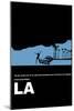 Los Angeles Poster-NaxArt-Mounted Art Print