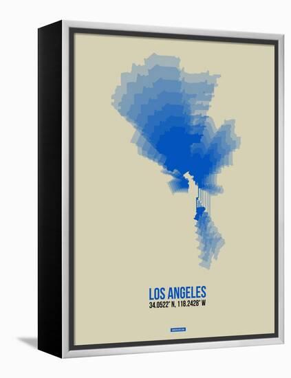 Los Angeles Radiant Map 2-NaxArt-Framed Stretched Canvas