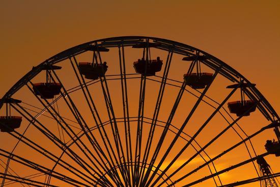 Ferris Wheel At Sunset Ferris Wheel During Sunset This Im
