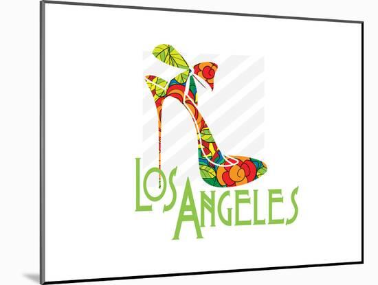 Los Angeles Shoe-Elle Stewart-Mounted Art Print