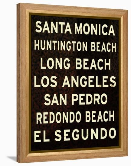 Los Angeles Sign II-null-Framed Stretched Canvas