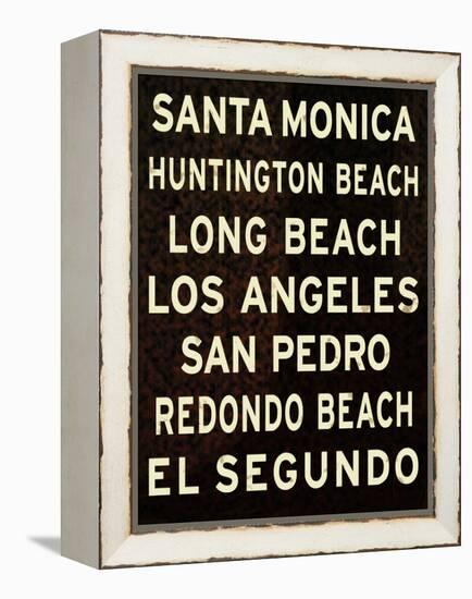 Los Angeles Sign II-null-Framed Stretched Canvas