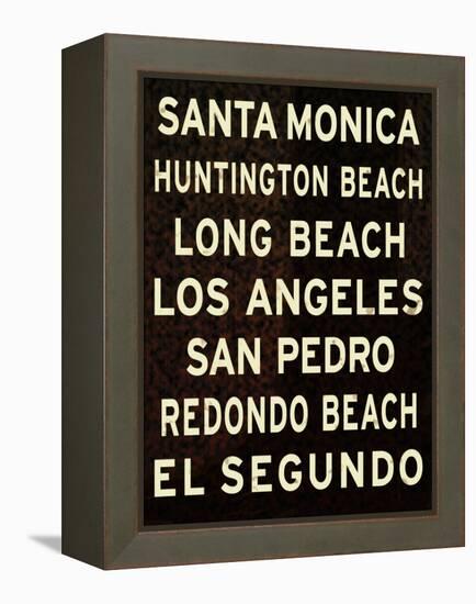 Los Angeles Sign II-null-Framed Stretched Canvas