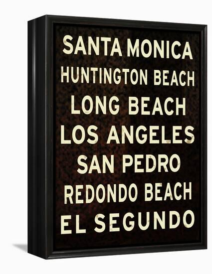 Los Angeles Sign II-null-Framed Stretched Canvas