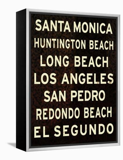 Los Angeles Sign II-null-Framed Stretched Canvas