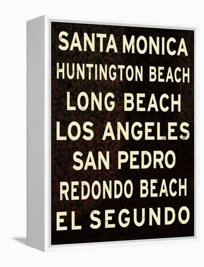 Los Angeles Sign II-null-Framed Stretched Canvas