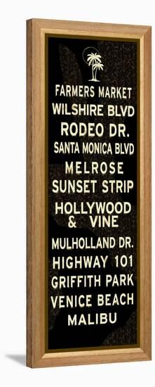 Los Angeles Sign-null-Framed Stretched Canvas