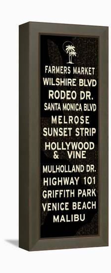 Los Angeles Sign-null-Framed Stretched Canvas