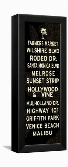 Los Angeles Sign-null-Framed Stretched Canvas