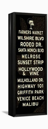 Los Angeles Sign-null-Framed Stretched Canvas