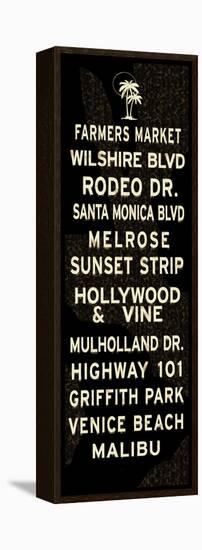 Los Angeles Sign-null-Framed Stretched Canvas