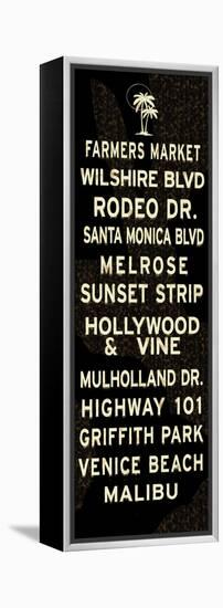 Los Angeles Sign-null-Framed Stretched Canvas