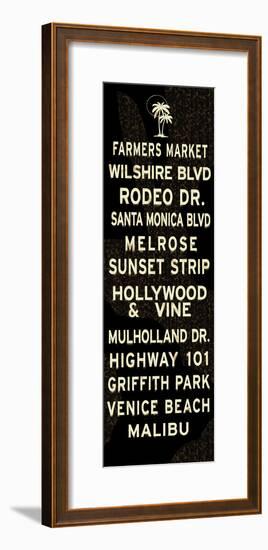 Los Angeles Sign-null-Framed Art Print