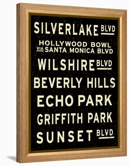 Los Angeles Sign-null-Framed Stretched Canvas