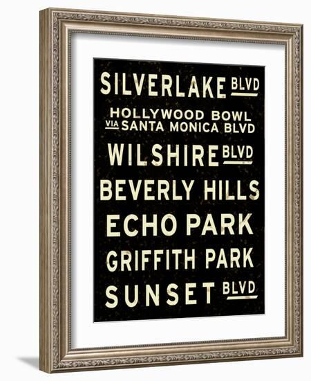 Los Angeles Sign-null-Framed Premium Giclee Print