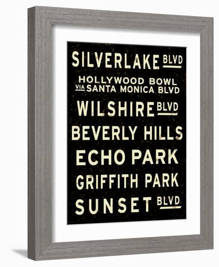 Los Angeles Sign-null-Framed Premium Giclee Print