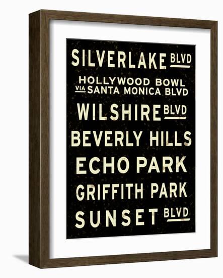 Los Angeles Sign-null-Framed Premium Giclee Print