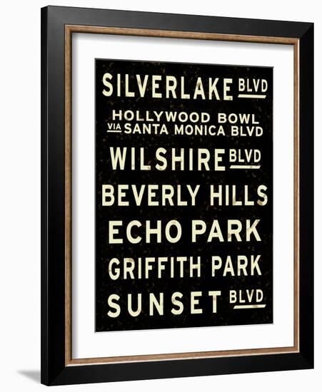 Los Angeles Sign-null-Framed Premium Giclee Print