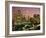 Los Angeles Skyline and Freeways, Illuminated at Night, California, USA-Howell Michael-Framed Photographic Print