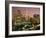 Los Angeles Skyline and Freeways, Illuminated at Night, California, USA-Howell Michael-Framed Photographic Print