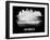 Los Angeles Skyline Brush Stroke - White-NaxArt-Framed Art Print