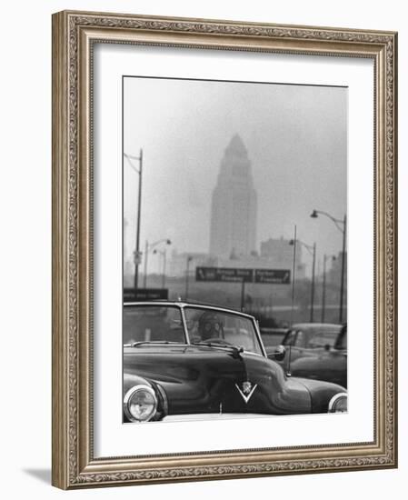 Los Angeles Smog-Allan Grant-Framed Photographic Print