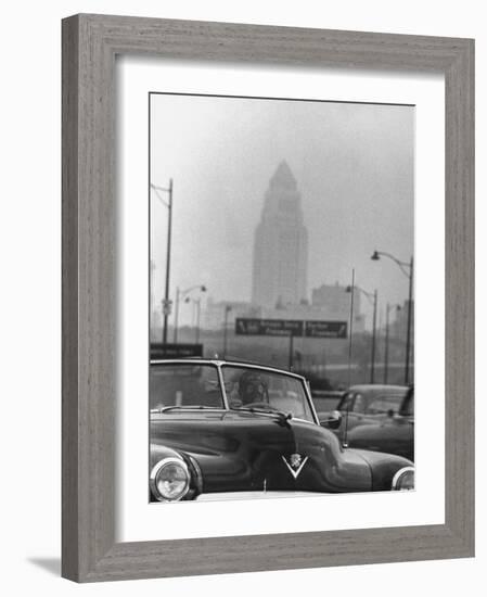 Los Angeles Smog-Allan Grant-Framed Photographic Print