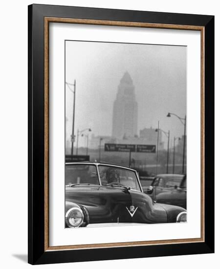 Los Angeles Smog-Allan Grant-Framed Photographic Print