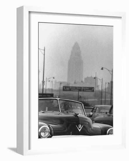 Los Angeles Smog-Allan Grant-Framed Photographic Print