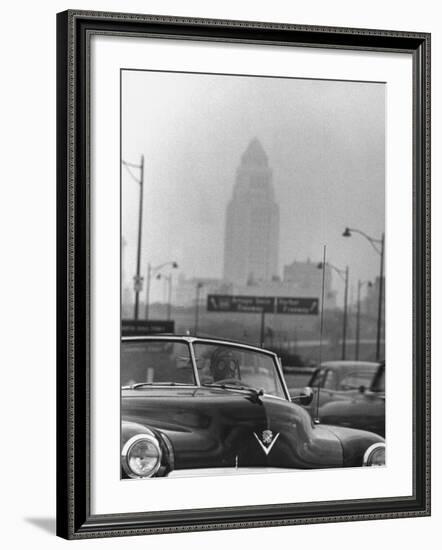 Los Angeles Smog-Allan Grant-Framed Photographic Print