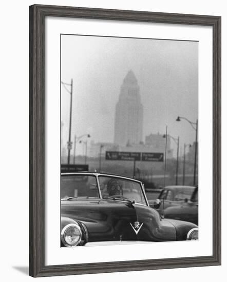 Los Angeles Smog-Allan Grant-Framed Photographic Print