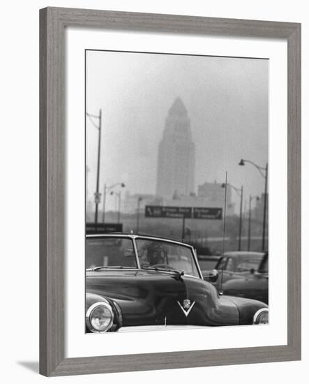 Los Angeles Smog-Allan Grant-Framed Photographic Print