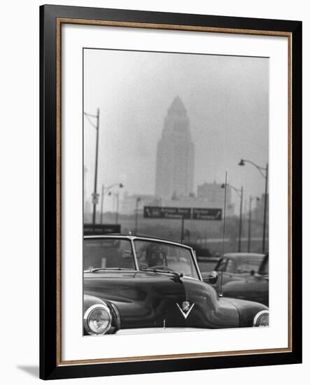 Los Angeles Smog-Allan Grant-Framed Photographic Print