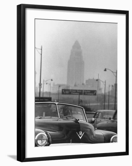 Los Angeles Smog-Allan Grant-Framed Photographic Print