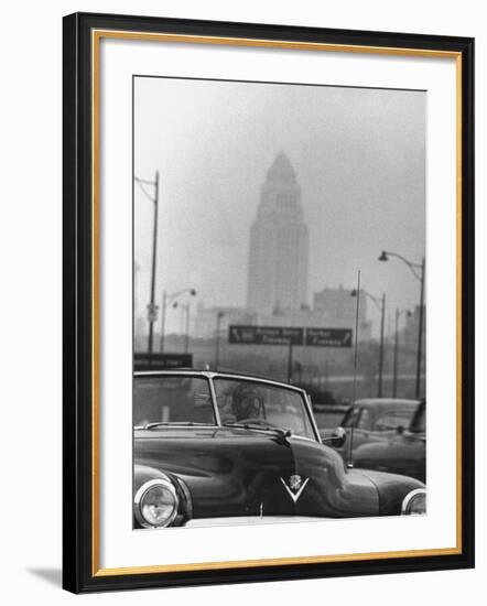Los Angeles Smog-Allan Grant-Framed Photographic Print