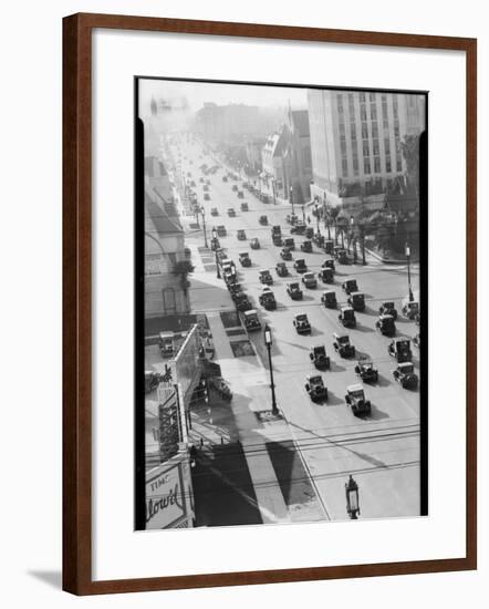 Los Angeles Street Scene-Dick Whittington Studio-Framed Photographic Print