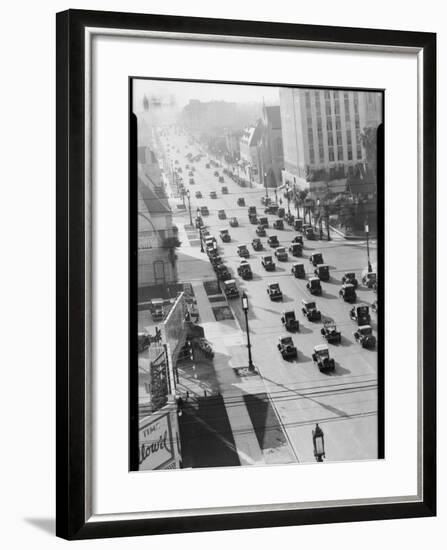 Los Angeles Street Scene-Dick Whittington Studio-Framed Photographic Print