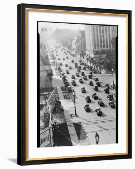 Los Angeles Street Scene-Dick Whittington Studio-Framed Photographic Print