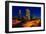 Los Angeles Sunset Skyline-null-Framed Art Print