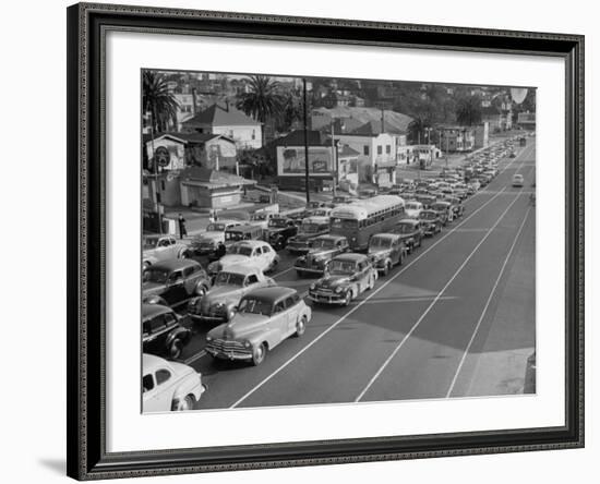 Los Angeles Traffic-Loomis Dean-Framed Premium Photographic Print