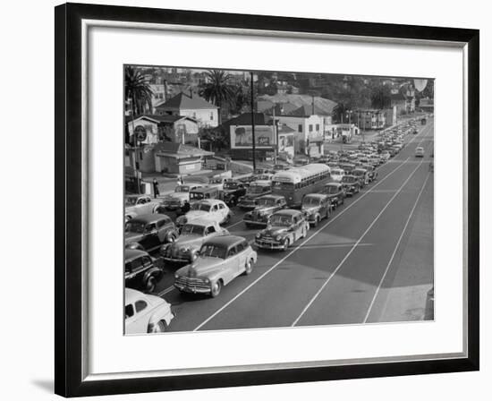 Los Angeles Traffic-Loomis Dean-Framed Premium Photographic Print