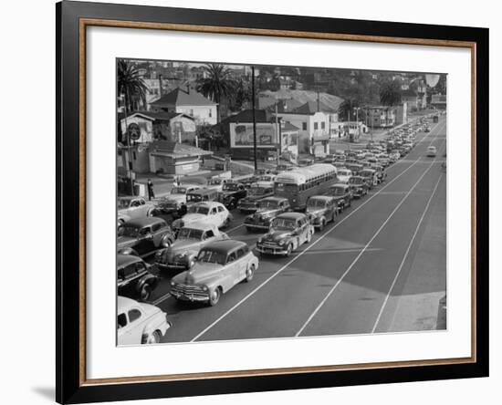 Los Angeles Traffic-Loomis Dean-Framed Premium Photographic Print