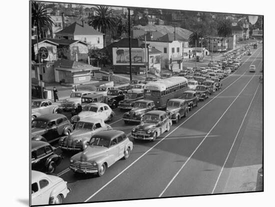 Los Angeles Traffic-Loomis Dean-Mounted Premium Photographic Print