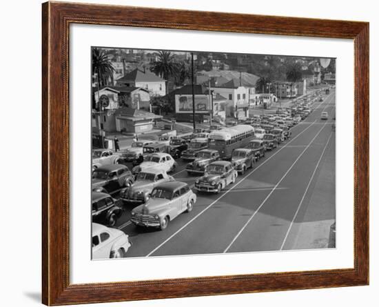 Los Angeles Traffic-Loomis Dean-Framed Premium Photographic Print