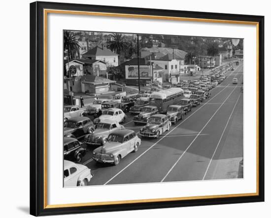 Los Angeles Traffic-Loomis Dean-Framed Premium Photographic Print