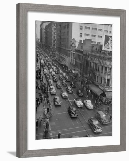 Los Angeles Traffic-Loomis Dean-Framed Premium Photographic Print