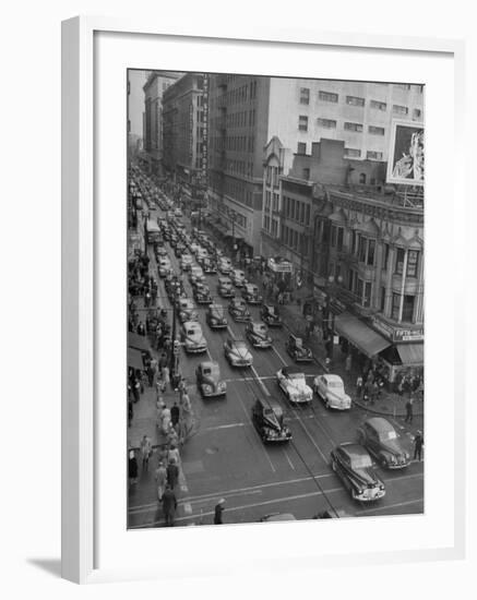 Los Angeles Traffic-Loomis Dean-Framed Premium Photographic Print