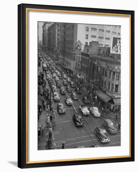 Los Angeles Traffic-Loomis Dean-Framed Premium Photographic Print