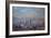 Los Angeles with Sierra Nevada-Markus Bleichner-Framed Art Print