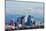 Los Angeles with Snowy Mountains in the Background-Andy777-Mounted Photographic Print